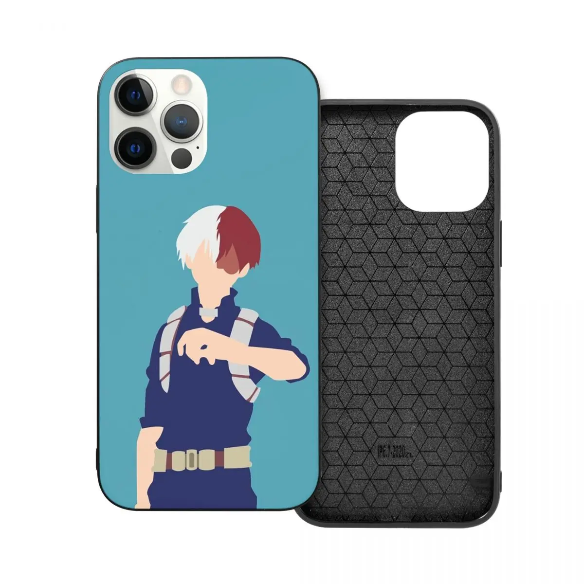 

Стеклянный бампер для телефона из ТПУ Todoroki Shoto My Hero моя геройская Академия для iPhone 12 11 Xs Xr X Pro Max Mini 7 8 Se2 Plus 6 6S