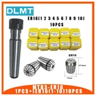 Цанговый патрон MT3, ER16, MTB3, ER16A, M6, Морзе  3 + пружинная Цанга 12345678910 мм, 1 шт.