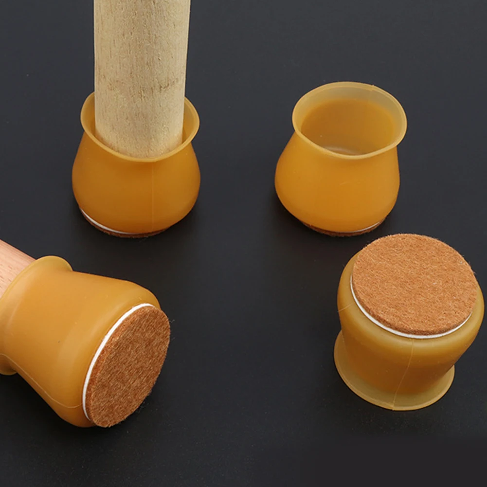 

4/16pcs Silicon Furniture Leg Protection Cover Table Feet Pad Floor Protector Chair Leg Floor Anti-slip Table Legs Corner Covers