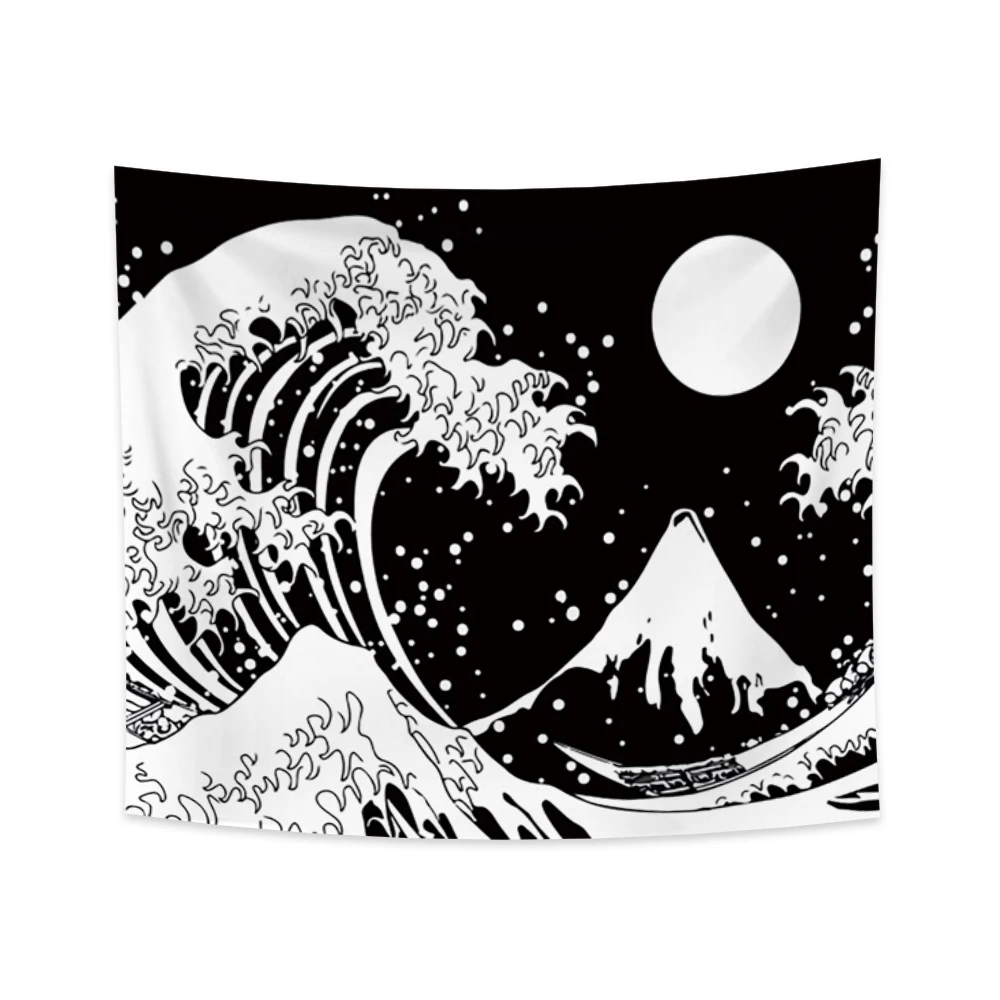 

Laeacco India Mandala Fashion Tapestry Wall Hanging Sun Moon Tarot Witch Carpet Psychedelic Craft Modern Home Living Room Decor