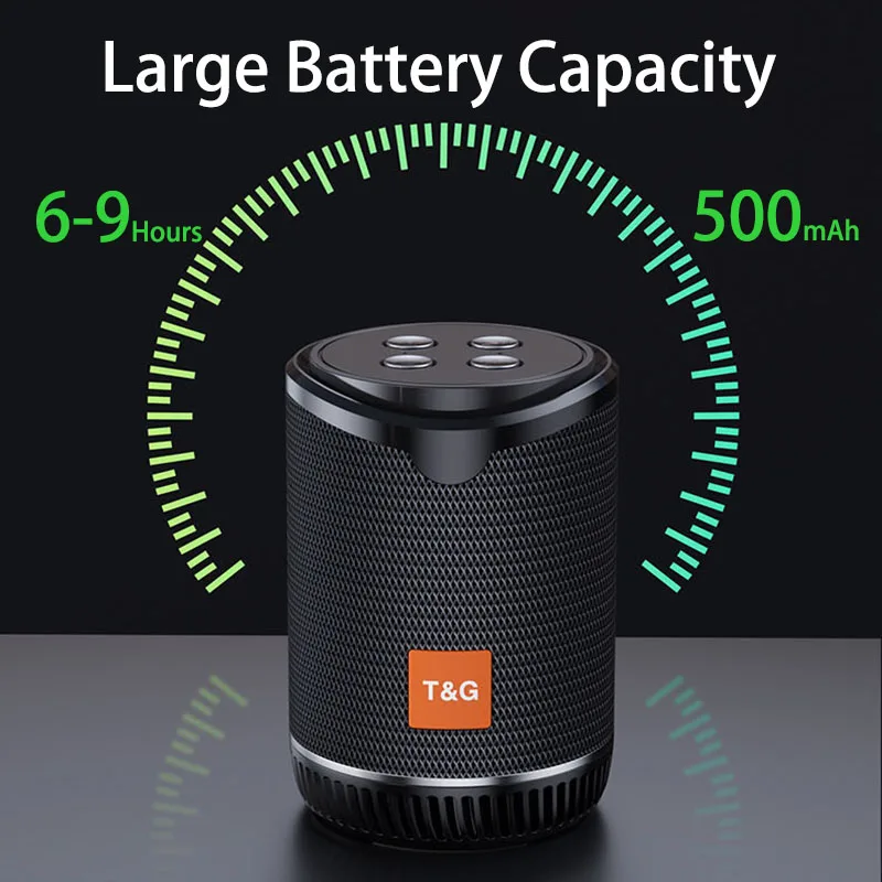 Компактная Беспроводная Bluetooth-Колонка TWS портативная FM-радио TF AUX USB колонка s
