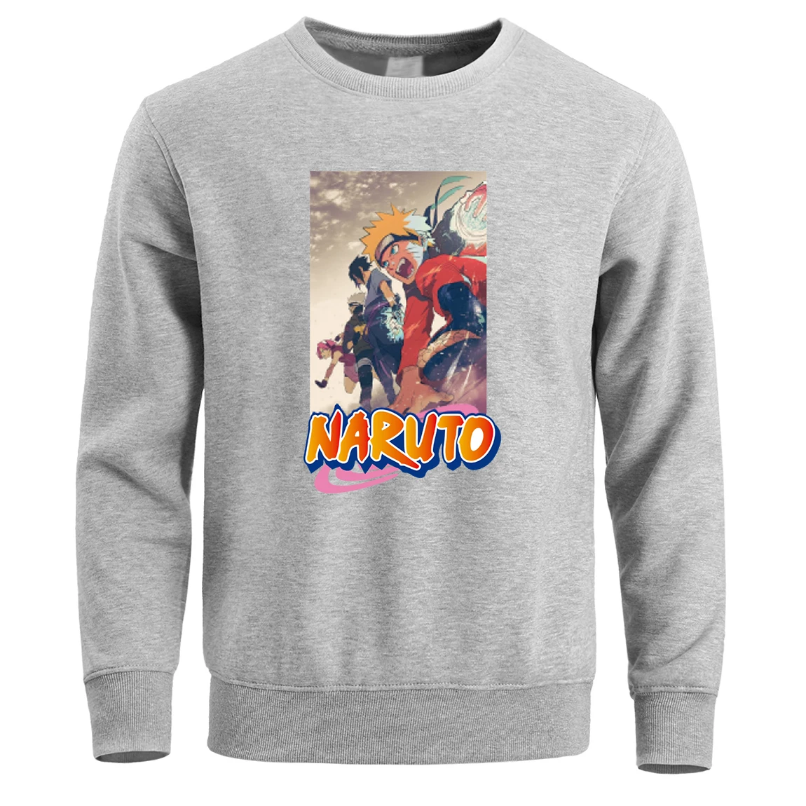 Naruto Uzumaki Uchiha Sasuke толстовка с капюшоном Мужской пуловер зимняя Флисовая теплая