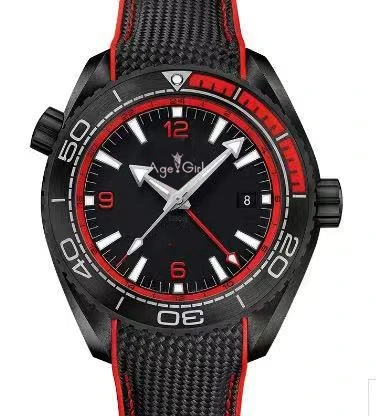 

Classic New Men Automatic Mechanical GMT Waterproof Blue Ceramic Stainless Steel Sapphire Glass Back Canvas Rubber Watch