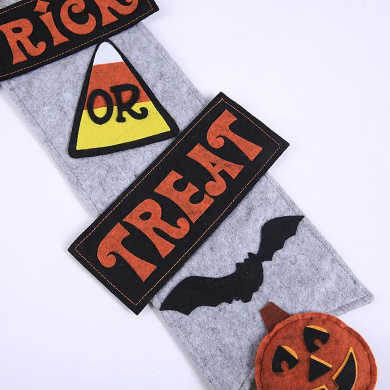 

33Inch Pumpkin Flag Hanging Front Door Yard Porch Patio Lawn Garden Party Decor Halloween Decorations 2021 Wall Hanging Decor