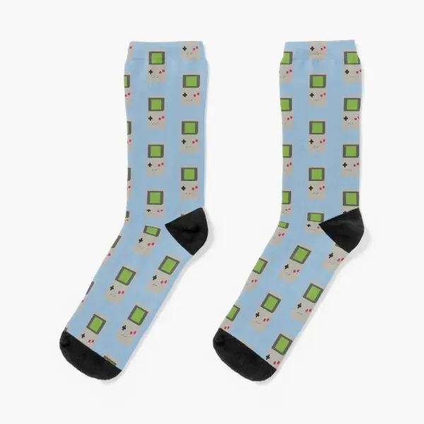 

Гольфы Game Boy, черные, до щиколотки, мужские, до колена, лучшие женские
