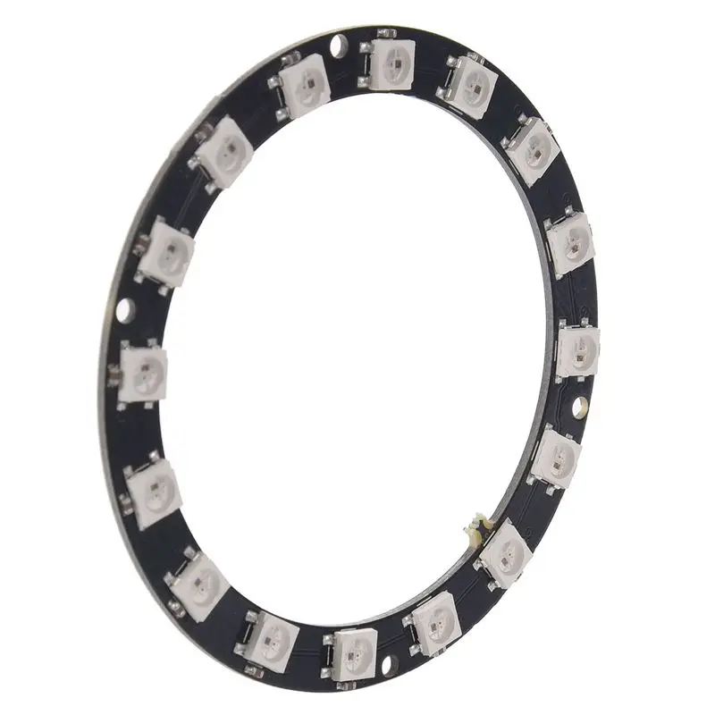 Promotion! 16 Bits X WS2812 5050 RGB LED Ring Lamp Light with Integrated Drivers | Лампы и освещение