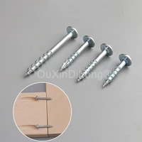 400pcs high strength zinc plated carbon steel antirust oblique hole self tapping screws nails pocket hole jig for 15 45mm board