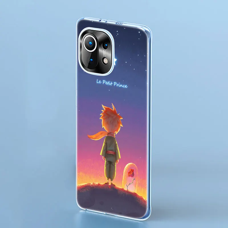 the little prince fox silicone case for xiaomi mi poco x3 gt nfc m3 f3 9t 10t pro 11i 11t 9 9se a1 a2 a3 11 lite 5g soft cover free global shipping