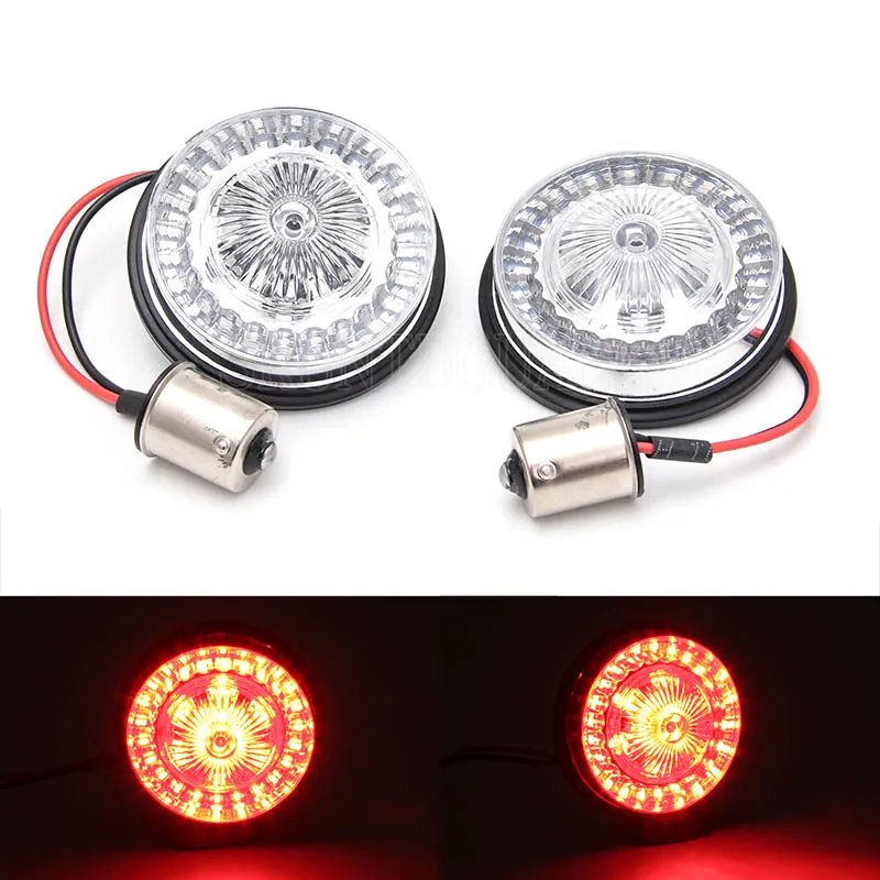 Мотоцикл 2 дюймов светодиодный вставка сигнала поворота светильник 50 мм