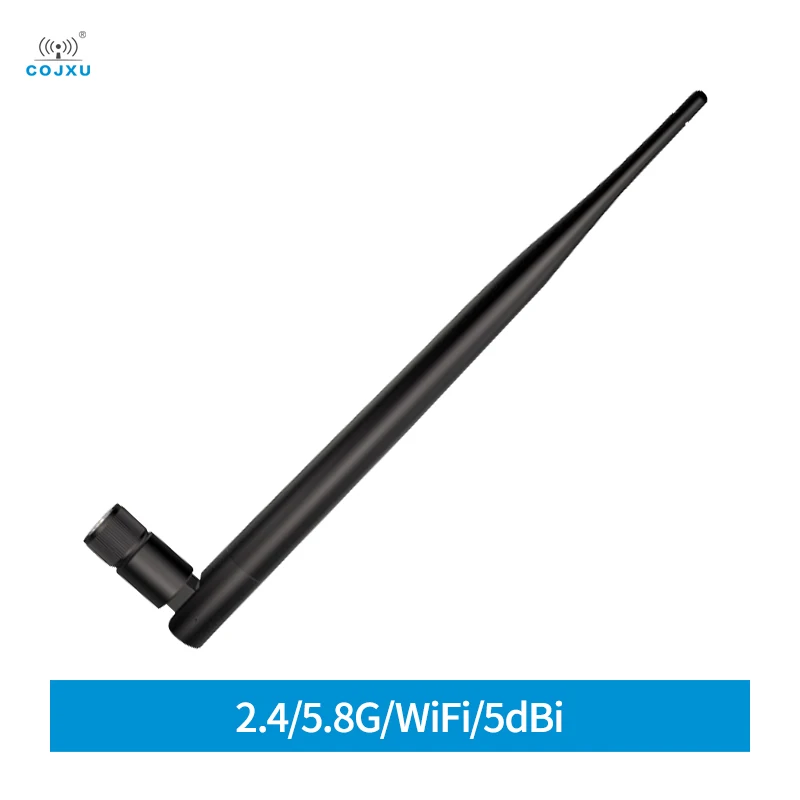 

2.4GHz 5.8GHz Dual-band WiFi Antenna High Gain 5dBi Omni Rubber Antenna SMA-J Antenna for Routor Wireless Module TXWF-JKS-20