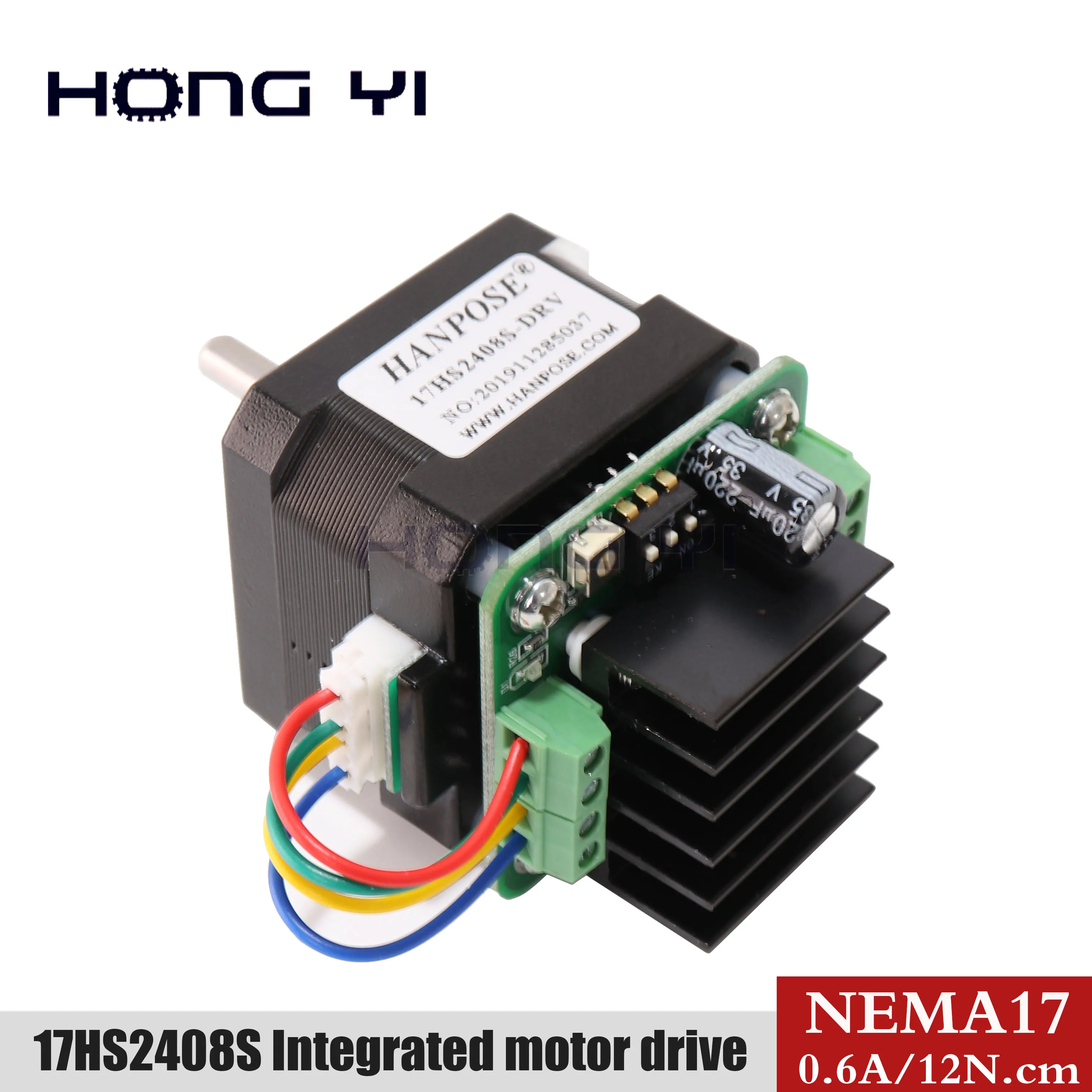 17hs2408S шаговый двигатель драйвер модуль интегрированный длина тела 28 мм 42 Шаговый