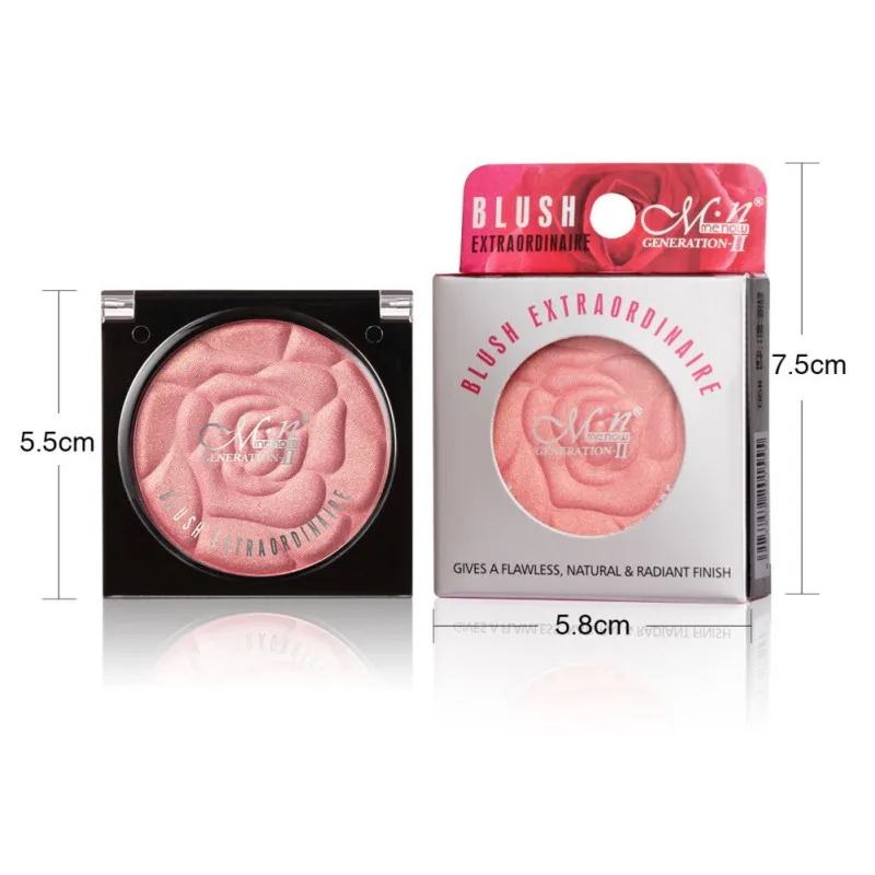 Матовые перламутровые Румяна стойкие осветляют кожу тени для век профильная