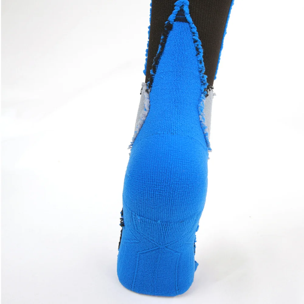

1 Pair Running Socks Breathable Stockings and Men Marathon Running Socks Leg Protector Pressure Sock (Blue,