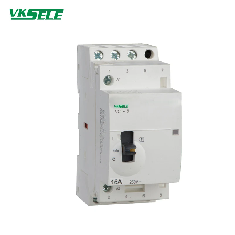 

16 amp 3NO Manual type BCH8/VCT Series VCT-16 BCH8-16 Household contactor