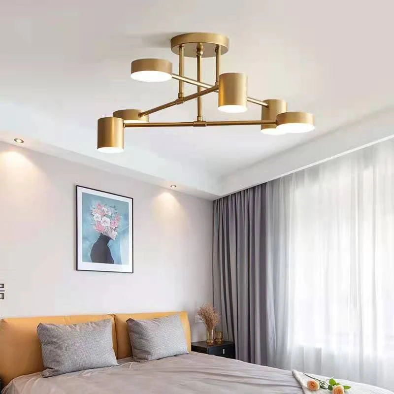 $227.24 Nordic Ceiling Light Multiple Lamp Base LED Black/white/gold for Living Room/dining Room/bedroom Lights Room Ceiling Lamp