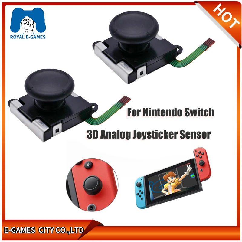 Джойстик для Nintendo NS Joy Con аналоговый 3D сенсор джойстик левый и правый 2