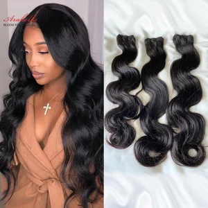 Бразильские накладные волосы, волнистые, 100% натуральные волосы Арабеллы, пупряди натуральных необработанных волос