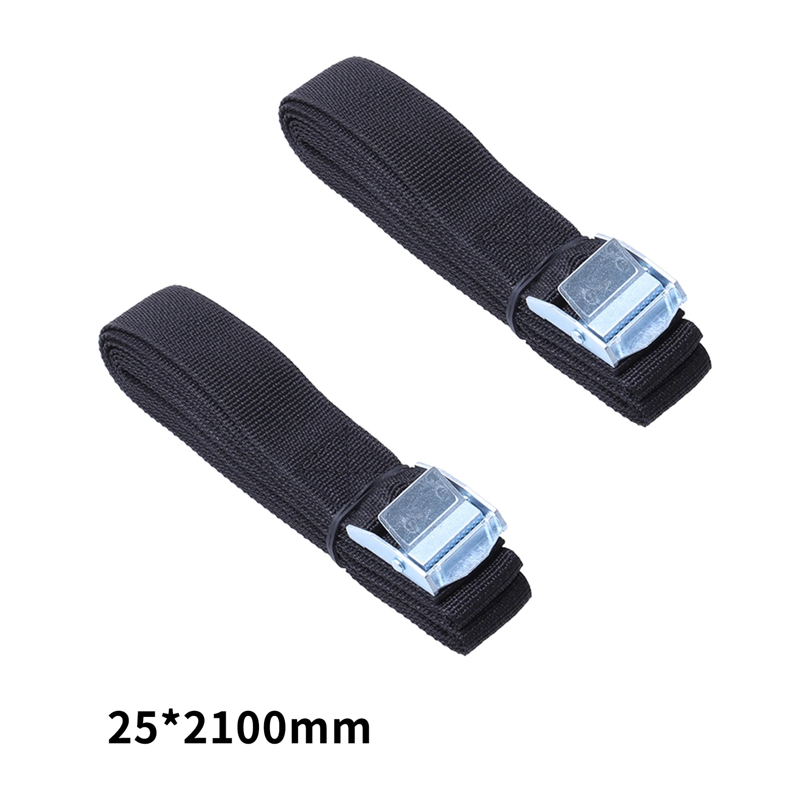 

2pcs Nylon Lashing Straps Strong Load-Capacity Portable Buckle Strap Lace For Binding And Fastening Boxes, Cargos, Luggage