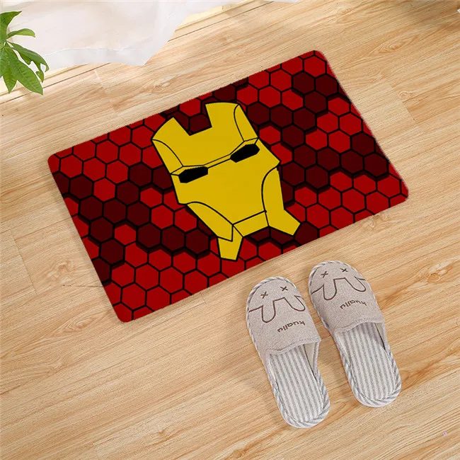 21 Marvel, супер герой, логотип, принт, домашний коврик, стелька, для кухни, ковер, для дома, для улицы, добро пожаловать, для ванной, Противоскользящие коврики, 80 см - Цвет: 21