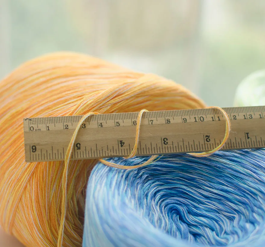 250 г 7 акций 100% цветная хлопковая вязальная пряжа приталенная детская haakgaren katoen