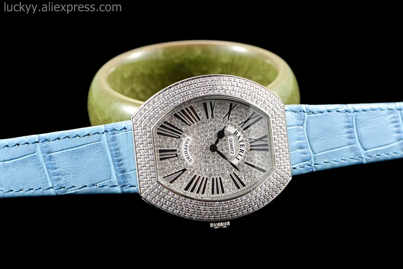 Top Brand Woman Watch Stainless steel silver Dress lady diamond Quartz Watch girl Watches Clock Creative Barrel shape Roman 180 enlarge