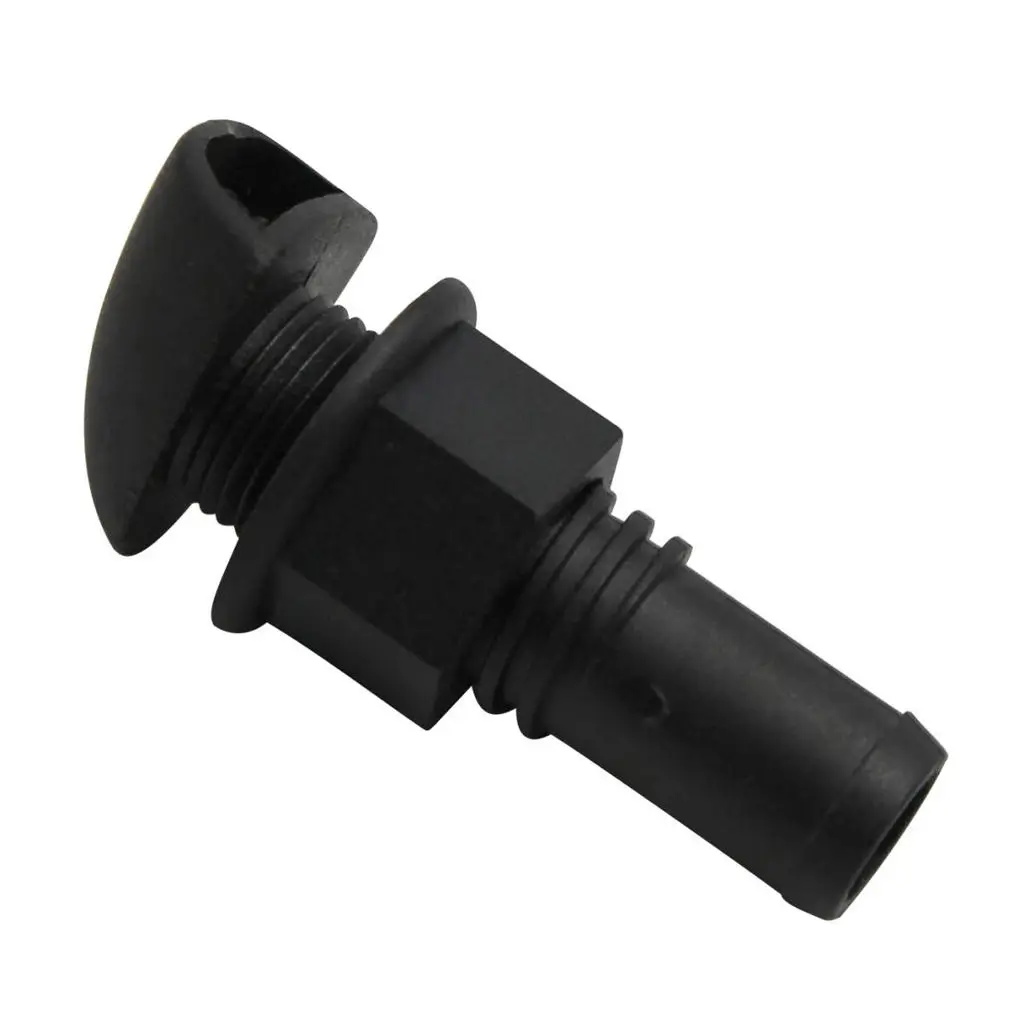 

1 Piece Injection Molded Black Nylon Boat Fuel Gas Tank Vent for 5/8" Hose.