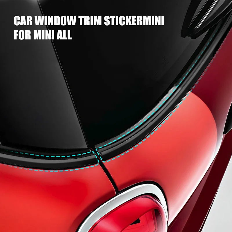 Набор черной отделки для окон JCW пианино глянцевая матовая лента Beltline наклейка Bmw