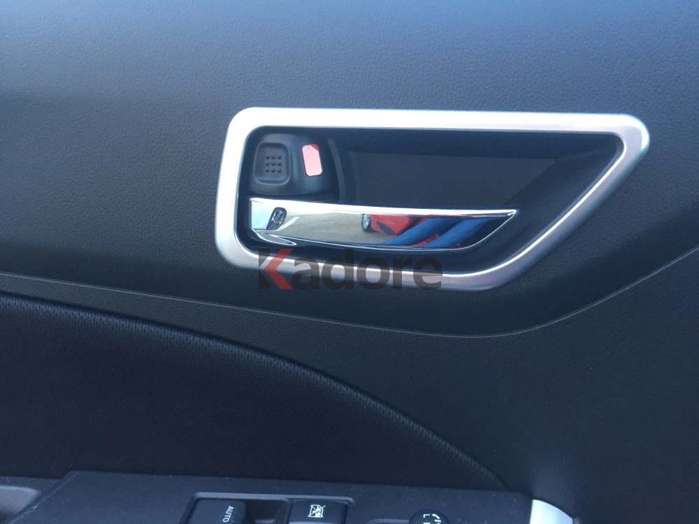 Подходит для Suzuki Swift АБС матовая внутренняя дверная ручка, накладка, защитная наклейка, аксессуары для автомобиля