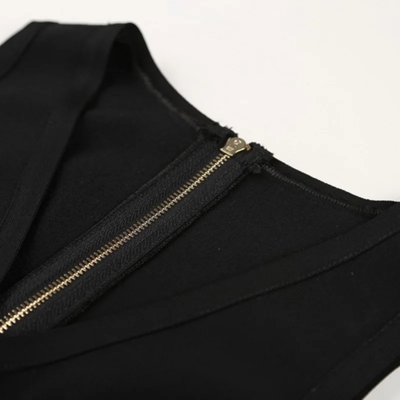 Женский комбинезон с глубоким вырезом и перекрестной шнуровкой бандажный v