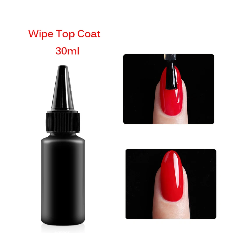 Wipe top coat Mshare база и топ подкрепление гель долгое Уход за ногтями гель лак для ногтей крышка германия здоровья полимерного материала уф лак гель гель топ и база без липкого слоя липкий слой дегидратор лаки праймер для ногтей - Цвет: Wipe top coat