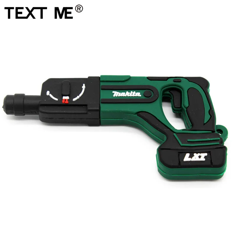 TEXT ME cartoon 2 Модель Электрическая дрель usb флеш-накопитель usb 2,0 4 ГБ 8 ГБ 16 ГБ 32 ГБ 64 ГБ Флешка классный подарок