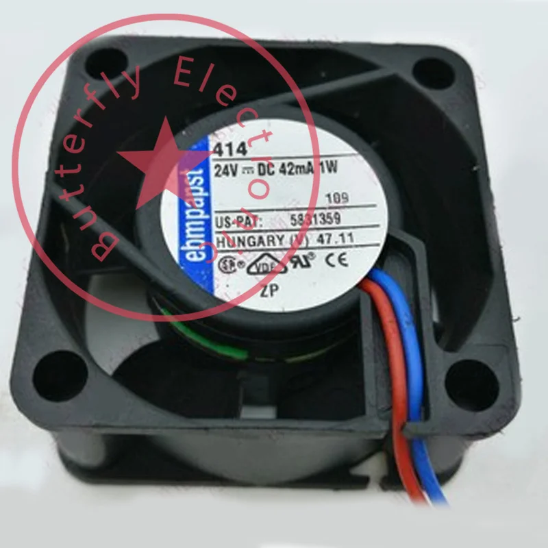 

Совершенно новый тип 414 24 в 42 мА 1 Вт Оригинальный Германия 40x40x20 мм 4020 осевой вентилятор охлаждения