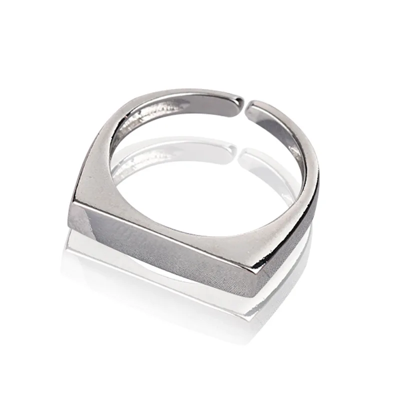 Японские и корейские кольца для женщин мужчин золотистого серебристого цвета