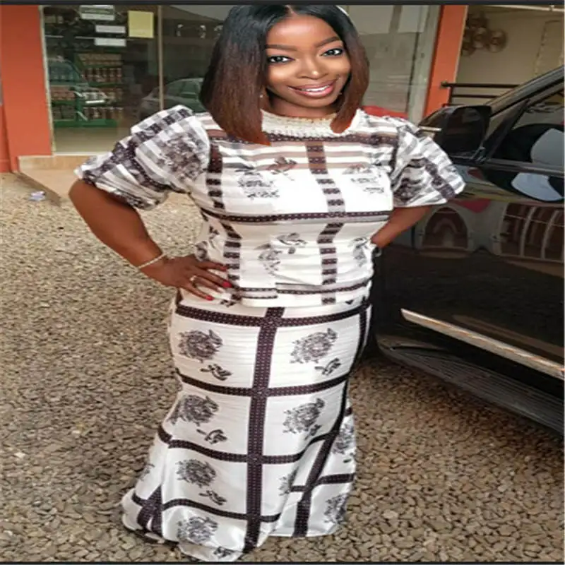 

Satin Organza fabric soft silk fabric african material ankara prints high quality for women dress 3+3 yards ! L121302