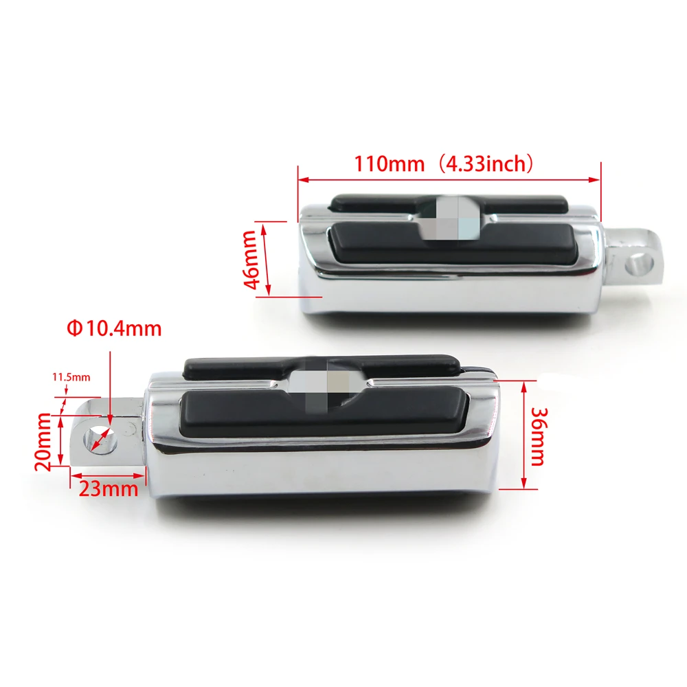 Мотоциклетный хромированный/черный колышек с черепом для Harley Davidson Spotrster Fat Bob Street