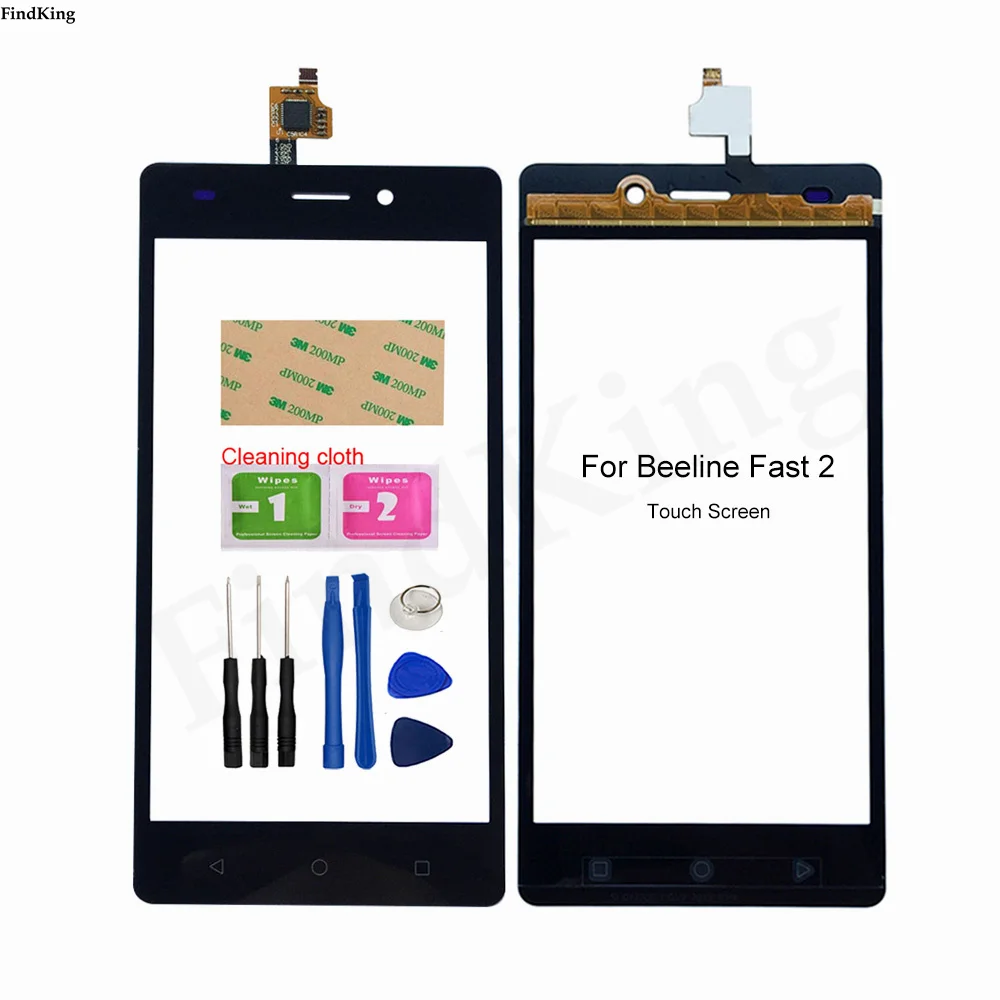 Стекло для мобильного сенсорного экрана 5 дюймов Beeline Fast 2 Fast2 дигитайзер