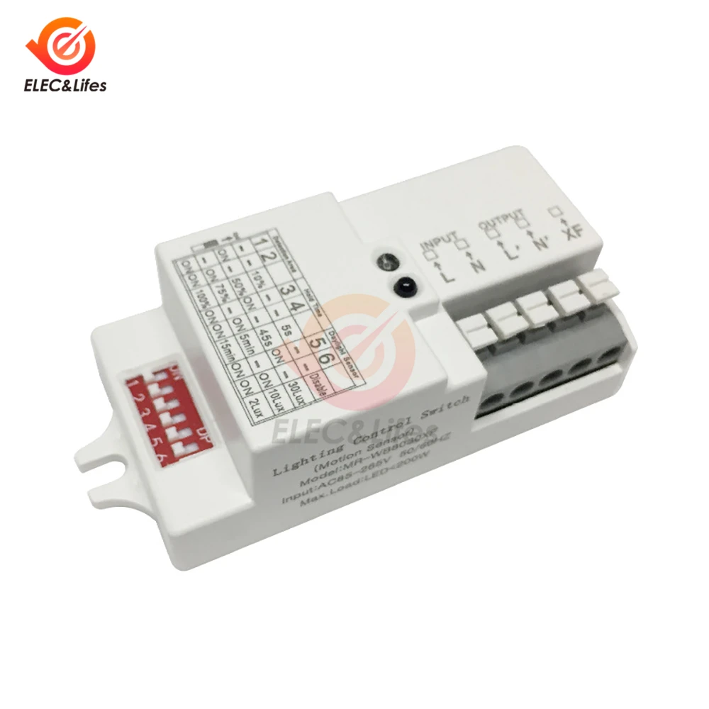 Регулируемая задержка времени яркость дистанционный циферблат микроволновый