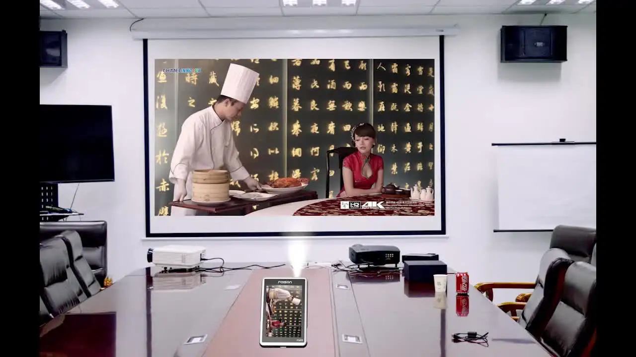 

FSP5 1080P Беспроводной интеллектуальный проектор маленький прожектор для мобильного телефона