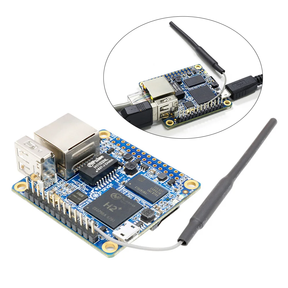 Плата макетная Orange Pi Zero H2 интегрированная с Wi Fi антенной открытым исходным кодом