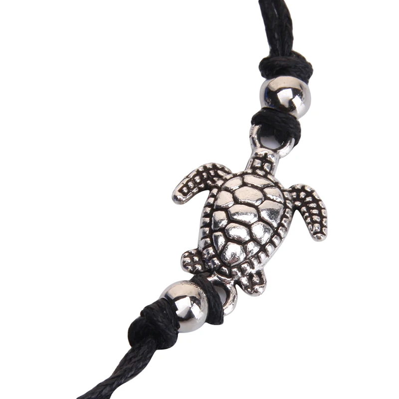 Bohemian Handmade Anklet Bracelet Barefoot Sandals Ankle Strap Foot Chain Jewelry Vintage Tortoise for Women | Украшения и