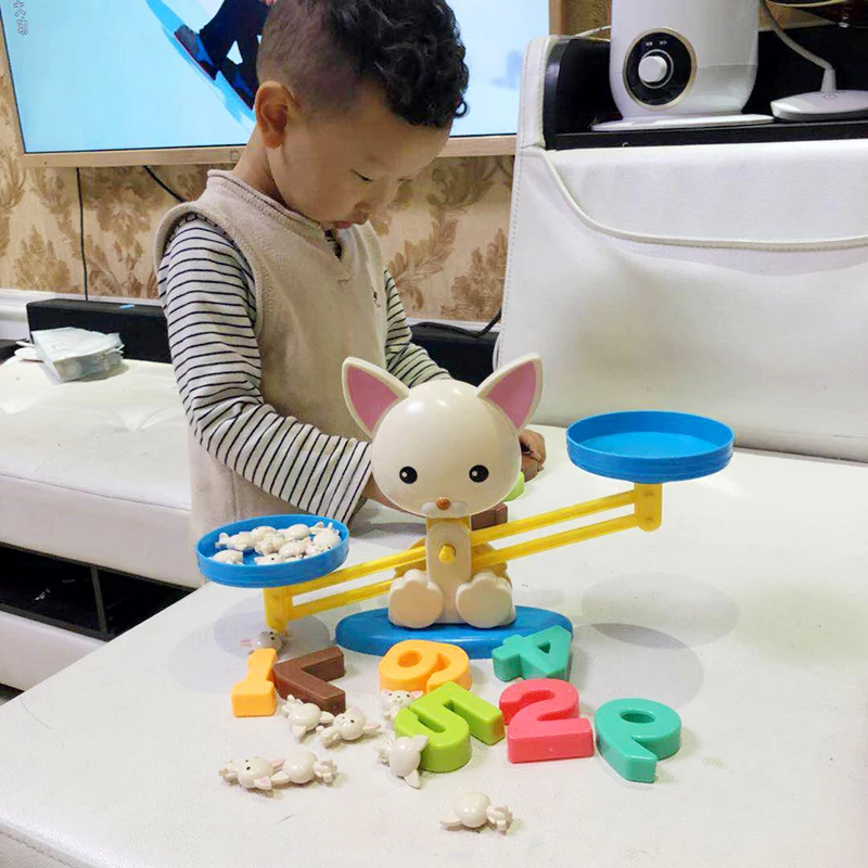 Детская математическая игрушка собака баланс цифровая игра включает в себя 30 шт.