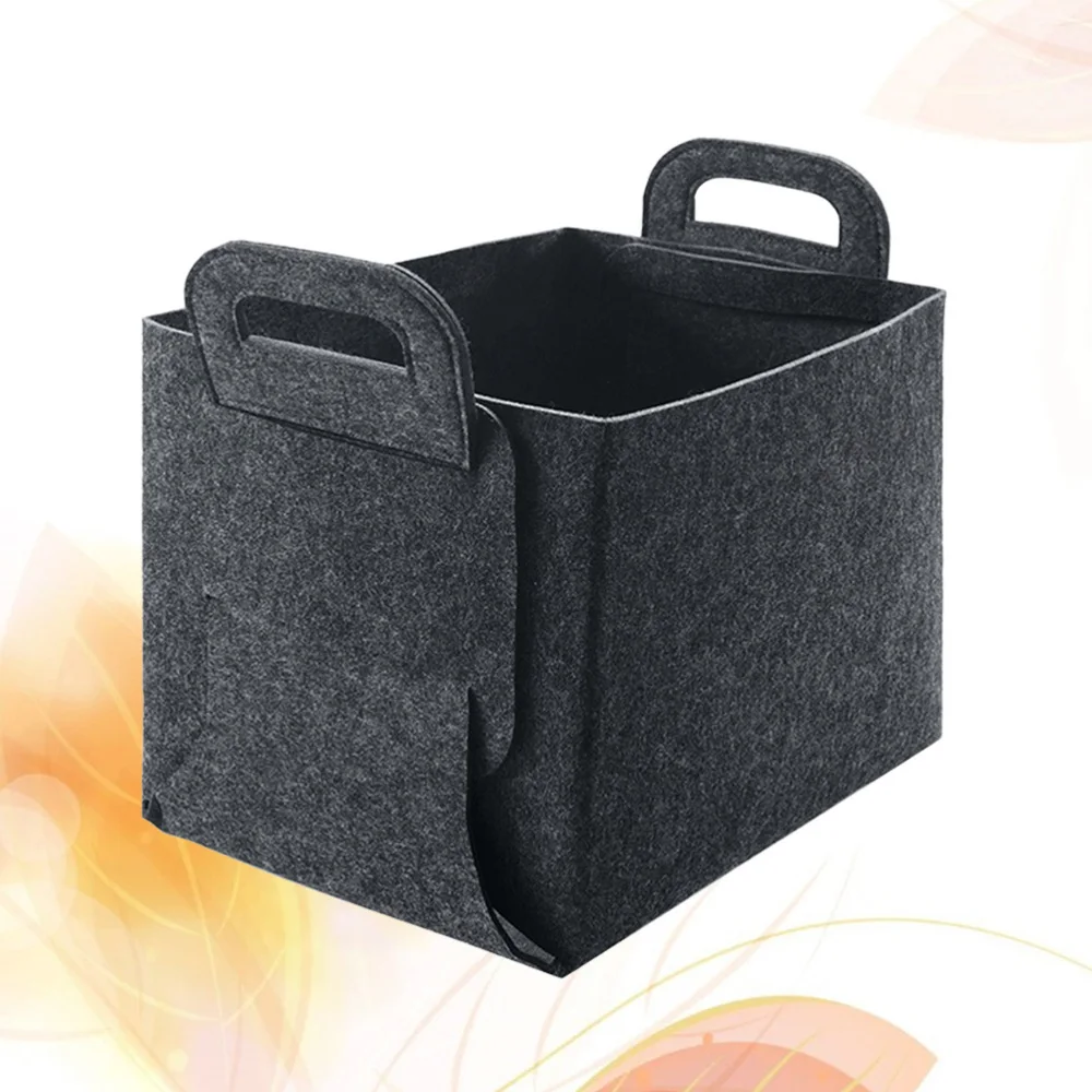 Складная войлочная коробка с ручками корзина для хранения игрушки держатель