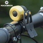 Велосипед ROCKBROS в ретро стиле, компактное портативное кольцо для горных и шоссейных велосипедов с двумя голосовыми подсказками