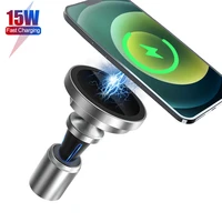 15w fast charge magnetic wireless car charger mount for iphone 1212 mini12 pro max airvent mount car phone holder