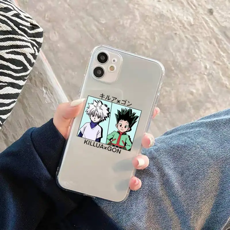 

HUNTER x HUNTER Phone Case Transparent for Clear iPhone case 11 12 mini pro XS MAX 8 7 6 6S Plus X 5S SE 2020 XR