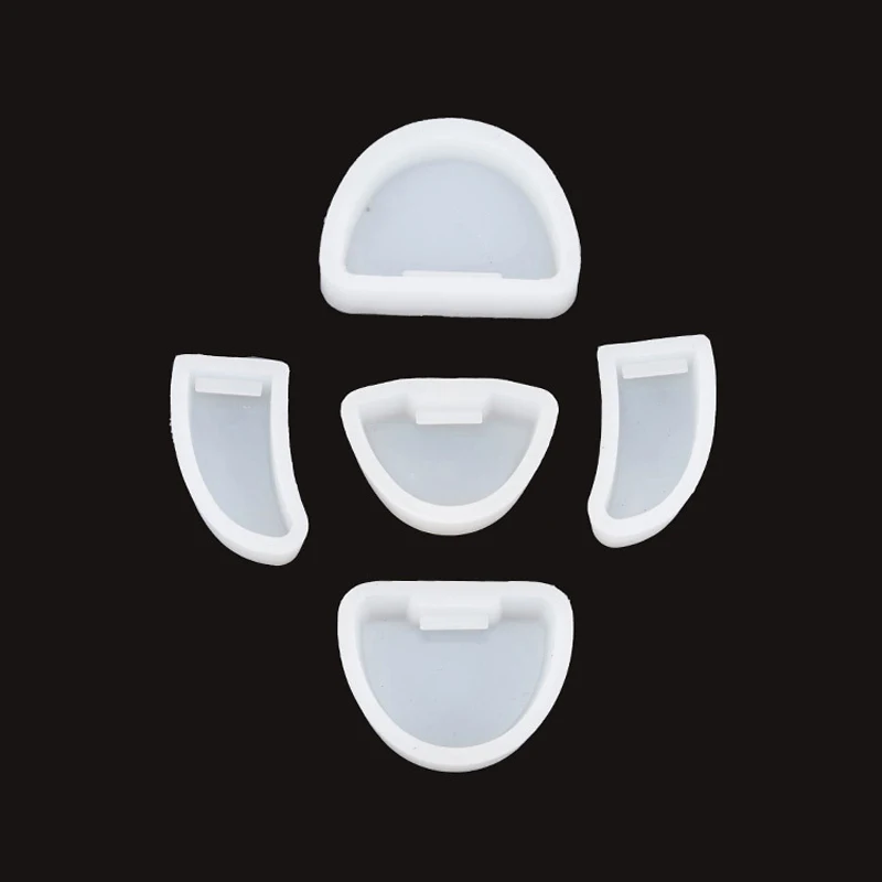 

5pcs Dental Lab Plates Silicone Rubber Model Base Dental Plaster Molds for Dentist Laboratory
