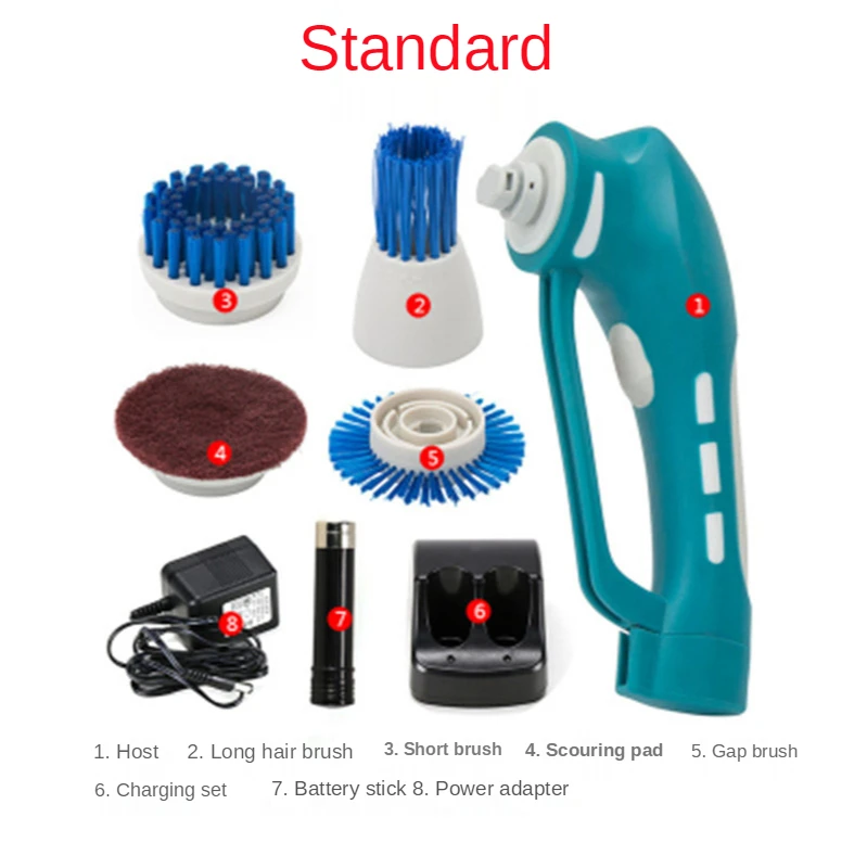 Dance to rubber black shoes printing cleaning brush hand-held electric cleaning machine dedicated rechargeable brush magic batte