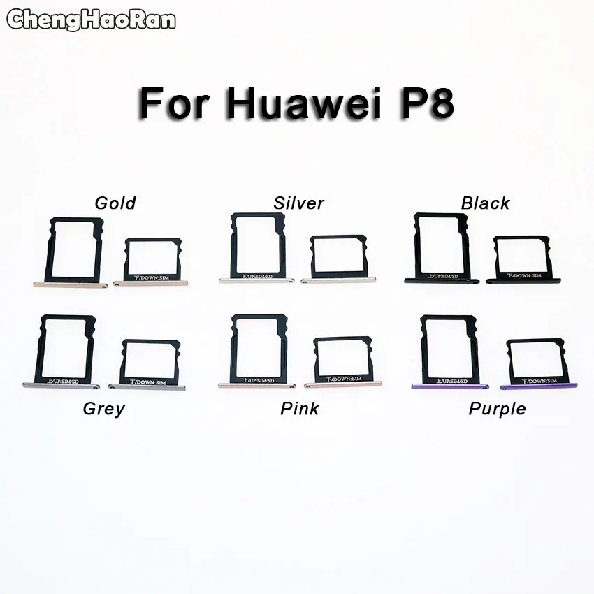 ChengHaoRan для Huawei P8/P8 Lite/P8 P9 Lite 2017/Honor 8 держатель SIM-карты и слот карты Micro SD адаптер