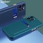 Противоударный чехол для iPhone 12 Pro Max Mini, 11, 13, XS, XR, 8, 7, 6S Plus, SE2, с отделением для карт