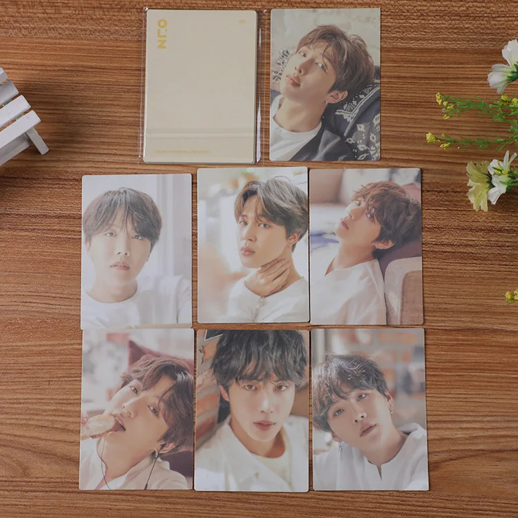 KPOP Bangtan Boys Map Of The Soul 7 LOMO Card двухсторонняя фото карта JUNG KOOK JIMIN JIN SUGA J HOPE коллекция